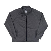 Vintage Umbro Men's Large Gray Minimal Style Muted Zip-Up Track Jacket